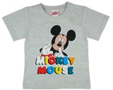 Andrea Kft. Rövid ujjú fiú póló Mickey mintával színes felirattal