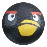 Angry birds fekete gumilabda, 13 cm sc-12406