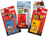 Angry Birds Notesz-Ceruzákkal-Radírral-Hegyezővel