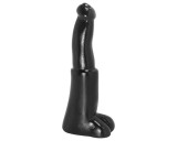 AnimHole Bull - bika pénisz dildó - 25cm (fekete)