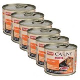 ANIMONDA CARNY ADULT nedves macskaeledel, marha és csirke 6 x 200 g