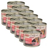 ANIMONDA CARNY KITTEN macskaeledel marhahús és pulykaszív 12 x 200 g