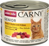 Animonda Carny Senior csirkés, marhás és sajtos konzerv idős macskáknak (6 x 200 g) 1.2kg