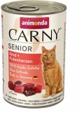 Animonda Carny Senior marhás és pulykaszíves konzerv idős macskáknak (6 x 400 g) 2.4kg