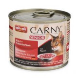 ANIMONDA CARNY SENIOR nedves macskaeledel, marha és pulykaszív 200 g