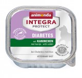 Animonda Cat Integra Protect Diabetes alutálkás, nyúl 100 g (86689)