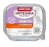 Animonda Cat Integra Protect Diabetes alutálkás, pulykaszív 100 g (86629)