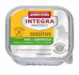 Animonda Cat Integra Protect Sensitive alutálkás, pulyka és burgonya 100 g (86853)