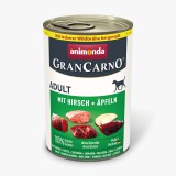 Animonda GranCarno Adult kutyakonzerv - szarvas, alma 400 g