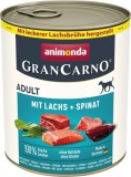 Animonda GranCarno Adult marhahúsos, lazacos és spenótos konzerv (24 x 800 g) 19.2kg