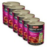 ANIMONDA GranCarno Original Adult konzermarhahús és szív - 6 x 800 g