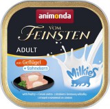 Animonda Vom Feinsten baromfihúsos macskaeledel tejszínes töltelékkel (64 x 100 g) 6.4kg