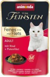 Animonda Vom Feinsten Feines mit Filets marhás és pulkyafilés macskaeledel alutasakbna (18 x 85 g) 1.53kg