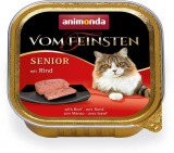 Animonda Vom Feinsten Senior – Marhahúsos macskaeledel (16 x 100 g)
