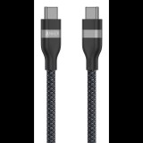 Anker A82E2 USB-C apa - USB-C apa Adat és töltőkábel 0.9m - Fekete (A82E2H11)