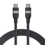 Anker A82E2 USB-C apa - USB-C apa Adat és töltőkábel 1.8m - Fekete (A82E2H12)
