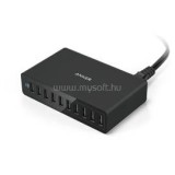 ANKER PowerPort 10 Asztali Hálózati Töltő, 60W, 10 port, PowerIQ, fekete - A2133L11 (A2133L11)