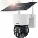 Ankway-Choetech ASC006-WF Smart Wifi 2K UltraHD 360° forgatható napelemes Okos Kamera - Fehér (6932112108074)