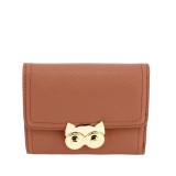 Anna Grace AG Női pénztárca baglyos csattal-nude