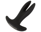 ANOS - kétágú anál vibrátor (fekete)