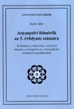 Anyanyelvi felmérők az 5. évfolyam számára