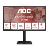 AOC E4 Q27E4CV monitor 68,6 cm (27") 2560 x 1440 pixel Quad HD LED Fekete
