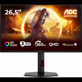 AOC G4 Q27G4SDR számítógép monitor 67,3 cm (26.5") 2560 x 1440 pixelek Quad HD QD-OLED Fekete, Vörös (Q27G4SDR)