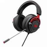 AOC GH300 RGB gaming headset fekete-piros (GH300 RGB) - Fejhallgató
