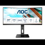 AOC LED Curved-Display CU34P2C - 86.36 cm (34") - 3440 x 1440 UWQHD (CU34P2C) - Monitor