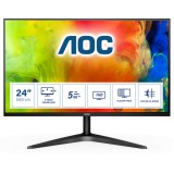 AOC MVA monitor 23.6" 24B1H, 1920x1080, 16:9, 250cd/m2, 5ms, VGA/HDMI