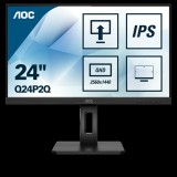 AOC P2 Q24P2Q LED display 60,5 cm (23.8") 2560 x 1440px Quad HD Fekete monitor
