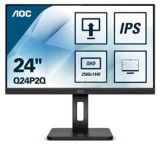 AOC Q24P2Q Monitor | 23,8" | 2560x1440 | IPS | 1x VGA | 0x DVI | 1x DP | 1x HDMI