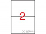Apli 1 pályás etikett, 210 x 148 mm, eltávolítható, 200 etikett/csomag, 100 lapos