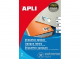 Apli 7 pályás fedő etikett, 25,4 x 10 mm, 3780 etikett/csomag