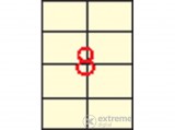 Apli krémszínű etikett, 97 x 67,7 mm, 160 etikett/csomag