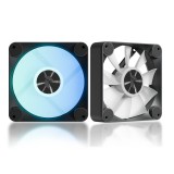 APNX FP1-R 120 ventilátor, PWM, ARGB, fordított légáramlás, fekete