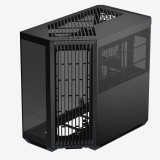 APNX V1 ATX miditorony számítógépház, edzett üveg, fekete - V1-BK-v1