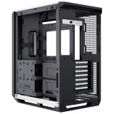 APNX V1 Midi Torony Számítógépház - Fekete/Fehér/Fa (APCM-VI01103.M1)