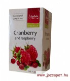 Apotheke - Tőzegáfonya és Málna Tea, 20 filter - Premier Selection