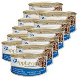 Applaws Cat - konzerv macskáknak tonhallal és rákkal, 12 x 70g