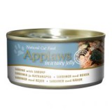 Applaws Cat konzerv, szardella garnélarákkal aszpikban 70 g