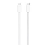 APPLE adatkábel (Type-C - Type-C, 240W, PD gyorstöltő, 200cm, szőtt borítás) FEHÉR
