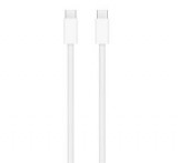 Apple adatkábel (Type-C - Type-C, 240W, PD gyorstöltő, 200cm, szőtt borítás) FEHÉR