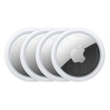 Apple airtag 2.gen. bluetooth nyomkövető 4db (kulcstartóra, táskára, autóba, valós idejű nyomkövetés) fehér