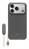 Apple Beats iPhone 17 Pro, Kickstand, Polikarbonát, Gyári, Gránitszürke, Mobiltelefon tok