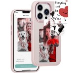 Apple E-Ink okos telefontok, programozható NFC kijelzővel iPhone 13 Pro Max, rózsaszín