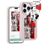 Apple E-Ink okos telefontok, programozható NFC kijelzővel iPhone 15 Pro Max, rózsaszín