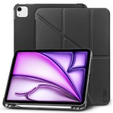 Apple iPad Air 13" 2024 Tech-Protect SC Pen Origami Könyvtok - Fekete