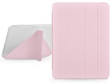 Apple iPad Air 4 (2020)/iPad Air 5 (2022) 10.9/iPad Pro 11 (2022) tablet tok (Smart Case) on/off funkcióval, Apple Pencil tartóval - Devia Gremlin Series Case WithPencil Slot - pink