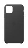 Apple iPhone 11 Pro Max Leather Case - Black